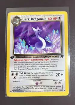 Dark Dragonair 1st Edition 33/82 - Team Rocket Pokemon - Image 1