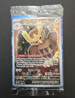 SEALED: Noctowl - 141 (Pokemon Center Exclusive) 141 Sv Promo Stellar Crown - Image 1