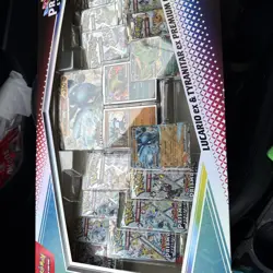 Pokemon TCG Lucario ex & Tyranitar ex Prismatic Evolutions Box 14 pck 820650856716 - Image 2