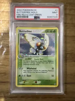 Pokemon Ex Fire Red & Leaf Green Butterfree Holo PSA 9 MINT #2 - PSA 9 Swirl - Image 1