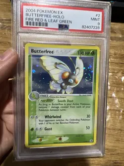 Pokemon Ex Fire Red & Leaf Green Butterfree Holo PSA 9 MINT #2 - PSA 9 Swirl - Image 2