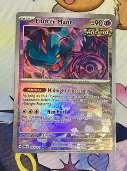 Pokemon TCG Flutter Mane 043/131 Reverse Holo Pokeball Prismatic Evolutions NM - Image 1