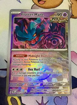 Pokemon TCG Flutter Mane 043/131 Reverse Holo Pokeball Prismatic Evolutions NM - Image 2