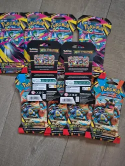 Lot de 10 booster blister pokemon me01 mega evolution neuf scelle fr - Image 2
