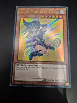 YUGIOH DARK MAGICIAN GIRL ULTRA RARE NM LART-EN019 - Image 1
