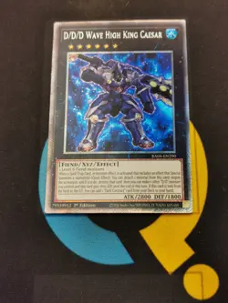 RA04-EN290 D/D/D Wave High King Caesar Platinum Secret Rare 1st Ed YuGiOh - Image 1