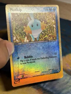 Mudkip 59/109 Reverse Holo Common EX Ruby & Sapphire E Series 2004 Pokemon Card - Image 4