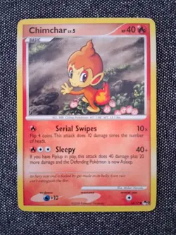 Chimchar | 12/17 | Basic | NM | Pokemon Trading Card | 2009 - Image 1