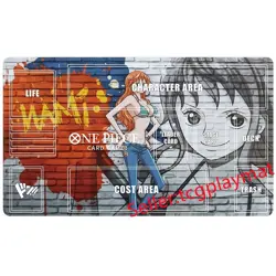 Nami One Piece Playmat With Zones OPCG TCG Card Game Play Mat _j226 - Image 1