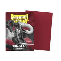 Arcane Tin Card Protect Standard Sleeves - Non-Glare Matte Blood Red SW (New) - Image 1