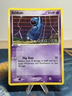 Beldum 55/107 Reverse Holo Stamped Ex Deoxys Single Pokemon Card MP - Image 1