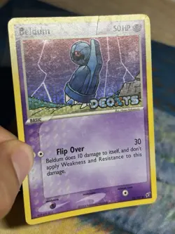 Beldum 55/107 Reverse Holo Stamped Ex Deoxys Single Pokemon Card MP - Image 4