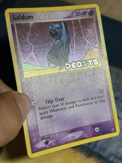 Beldum 55/107 Reverse Holo Stamped Ex Deoxys Single Pokemon Card MP - Image 5