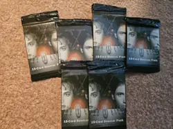 1996 X-Files Collectible Card Game Premiere Edition 5 Booster Pack Lot CCG - Image 1