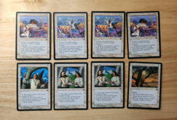 Magic the Gathering "Homelands" 8 White Card Lot, NM - Image 1