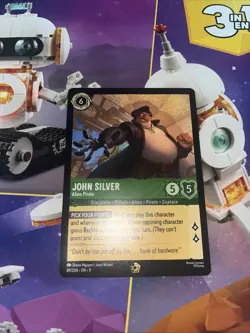 Disney Lorcana Fabled John Silver Alien Pirate 89/204 En 9 Legendary Card - Image 2