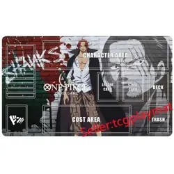 Shanks One Piece Playmat With Zones OPCG TCG Card Game Play Mat _j223 - Image 1