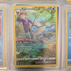 Vaporeon TG02/TG30 Trainer Gallery Brilliant Stars Pokemon Card - Near Mint - Image 1