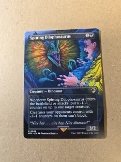 MTG - Spitting Dilophosaurus (Borderless) Card #0003 - Image 1