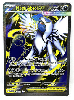 Mega Absol ex - 161/132 Pokemon TCG Mega Evolution Ultra Rare Pokemon Card - Image 1