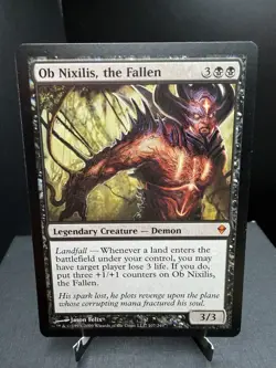 MTG Zendikar Ob Nixilis the Fallen Regular NM - Image 1