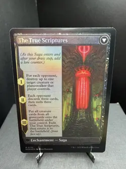 MTG March of the Machine Sheoldred/The True Scriptures Foil Mythic NM - Image 2