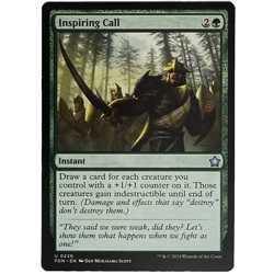 x1 Inspiring Call FDN MTG M/NM Green Uncommon Instant Foundations TCG CCG - Image 1