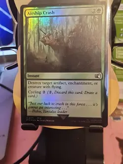 Airship Crash Final Fantasy Foil Card Fin 171 MTG Common - Image 1