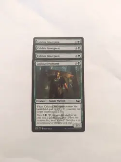 (4) Caldaia Strongarm *PLAYSET* Streets of New Capenna Regular NM MTG - Image 1