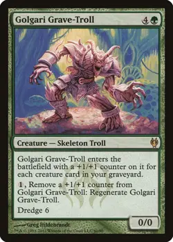 MTG - Golgari Grave-Troll - Duel Decks - Magic the Gathering - Image 1