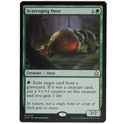 x1 Scavenging Ooze FDN MTG M/NM Green Rare Creature Ooze Foundations TCG CCG - Image 1