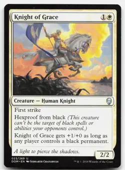 MTG Knight of Grace U Dominaria 23 LP - Image 1
