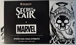 MTG Spider-Man Mana Symbiote Secret Lair, New/Sealed (Raised Foil SLD In Hand) - Image 1