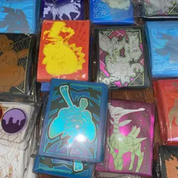 HUGE! Pokemon TCG Accessories Lot- Dice, Dividers, Tokens, ETB Sleeves - Image 4