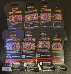 Pokemon TCG Mega Evolution Sleeved Booster Pack 10 Cards Lot Of 8 - Image 2