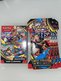 Pokemon TCG: Mega Evolution Booster Bundle Box + 3 Sleeved Packs Factory Seal - Image 1