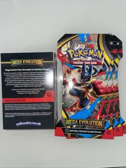 Pokemon TCG: Mega Evolution Booster Bundle Box + 3 Sleeved Packs Factory Seal - Image 2