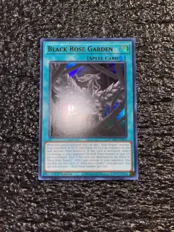 Yugioh! Black Rose Garden DOOD-EN055 Ultra Rare 1st Edition Near Mint - Image 1