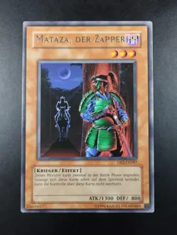 YUGIOH 2005 | MATAZA THE ZAPPER | DR2-DE087 | GERMAN | RARE | EXCELLENT - Image 1