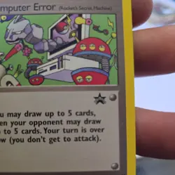 computer Error Black Star Promo #16 WOTC Exclusive Non-Holo pokemon card - Image 2