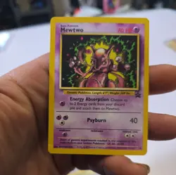 mewtwo Black Star Promo #14 WOTC Exclusive Non-Holo pokemon card - Image 1