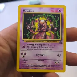 mewtwo Black Star Promo #14 WOTC Exclusive Non-Holo pokemon card - Image 2