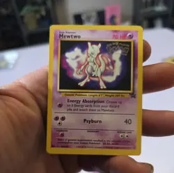 mewtwo Black Star Promo #3 WOTC Exclusive Non-Holo pokemon card - Image 1