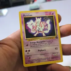 mewtwo Black Star Promo #3 WOTC Exclusive Non-Holo pokemon card - Image 2