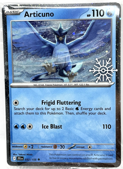 Articuno 032/159 Pokemon TCG Holiday Calendar 2025 Festive Stamp Promo Card - Image 1