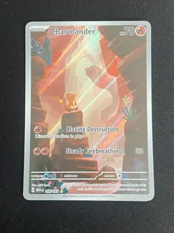 Charmander 168/165 Scarlet & Violet 151 English Pokemon Card - Near Mint - Image 1