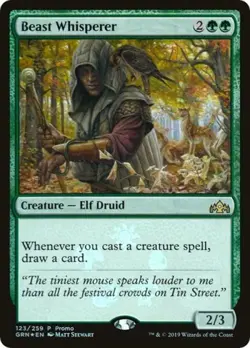 MTG - Beast Whisperer - Promos: Media - Light Play - Foil - Image 1
