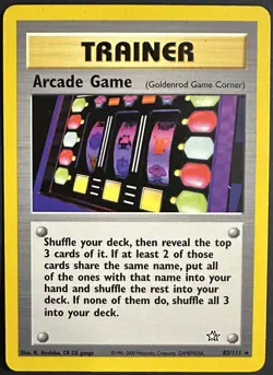 Pokemon Card - Arcade Game 83/111 Neo Genesis Rare - Image 1