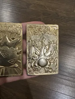 Vintage Pokemon Gold Plated Trading Card 1999 BK Burger King - Image 2