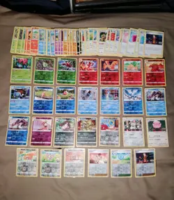Pokemon Go Lot: 27 Holos & Reverse Holos + 40 Non-holo Cards, Good Condition - Image 1